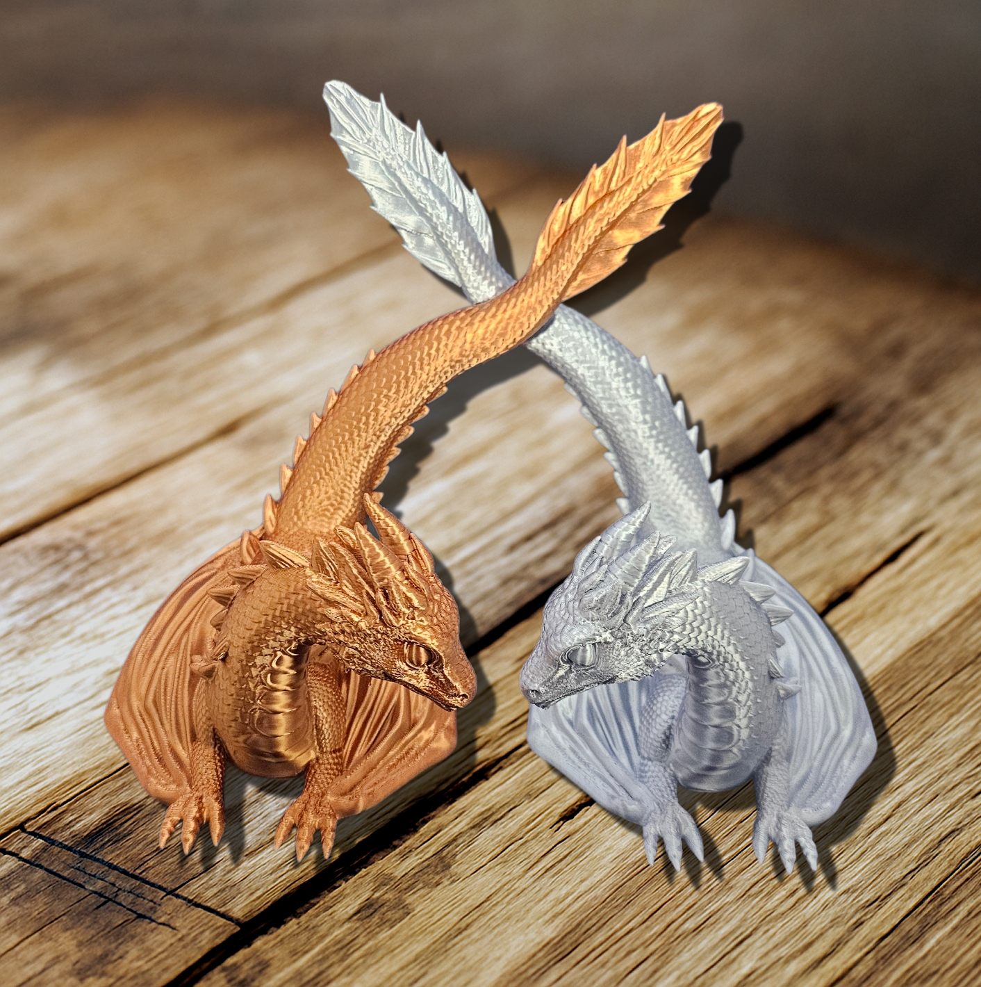 Twin Dragons Book Holder