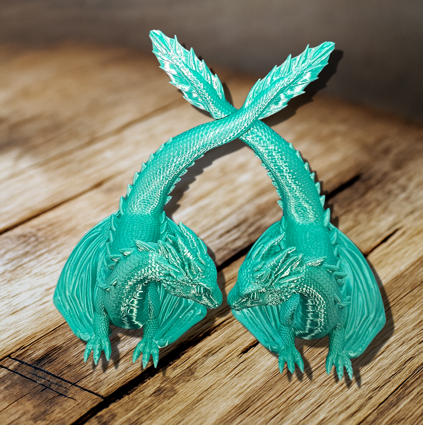 Twin Dragons Book Holder