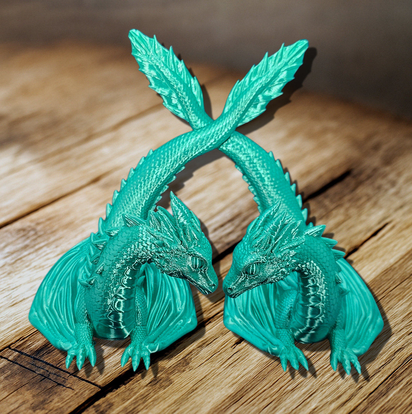 Twin Dragons Book Holder
